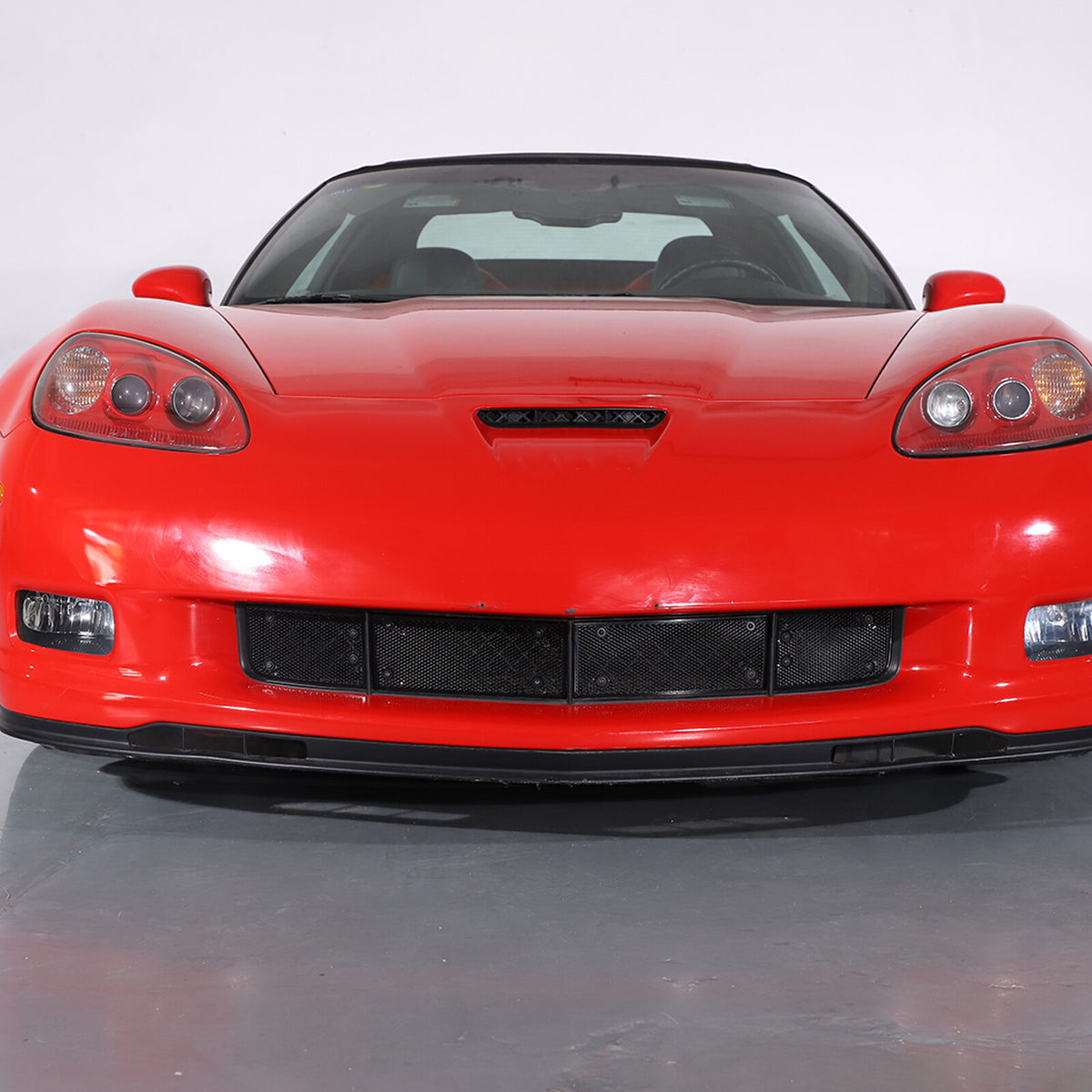Front Grille Guard Side Vent Intake Mesh Grille Insert For Corvette C6 2005-13 8