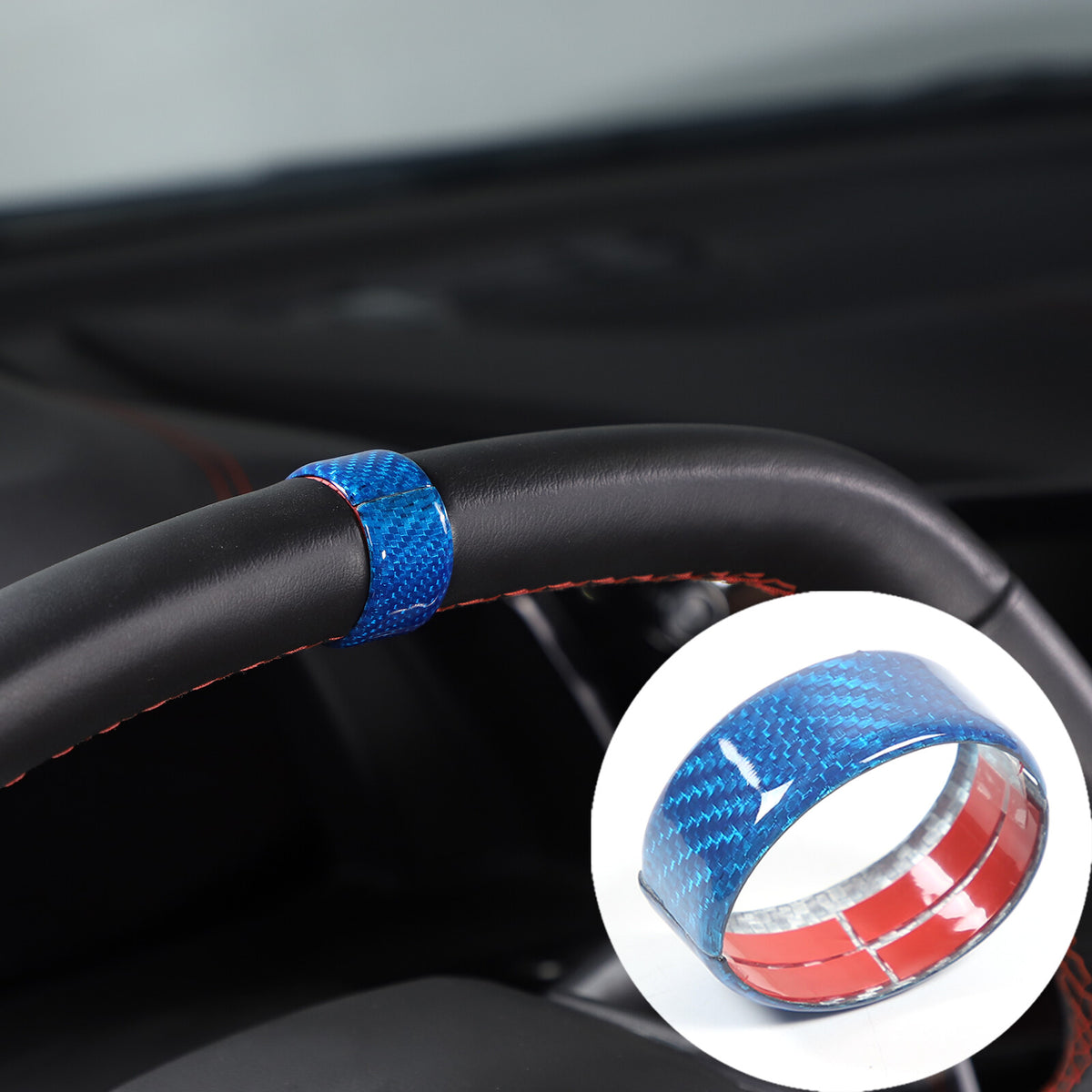 Blue Real Carbon Fiber Full Interior Set Decor Trim Kit for Corvette C8 20-25 - Variants 1-5 60