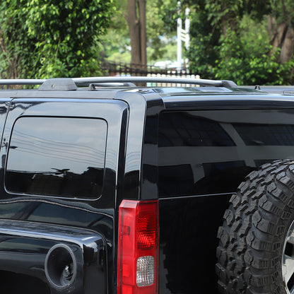 2pcs Glossy Black Window Pillar Posts Door Trim Cover For Hummer H3 2005-09 US 12