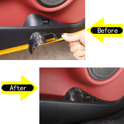 Forged Real Carbon Fiber Interior Exterior Trim Cover For Toyota Supra A90 2019+ - Variants 1-5 48