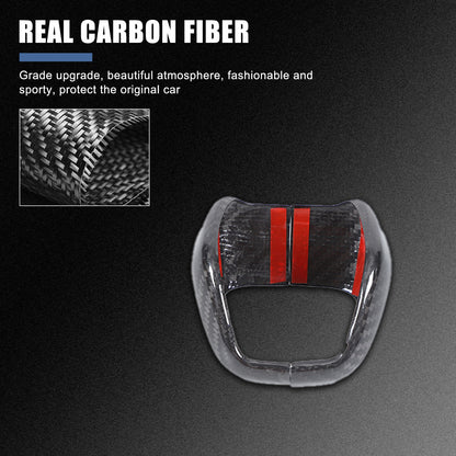 Real Carbon Fiber Center Gear Shift Knob Trim For Toyota Land Cruiser LC250 24+ 3