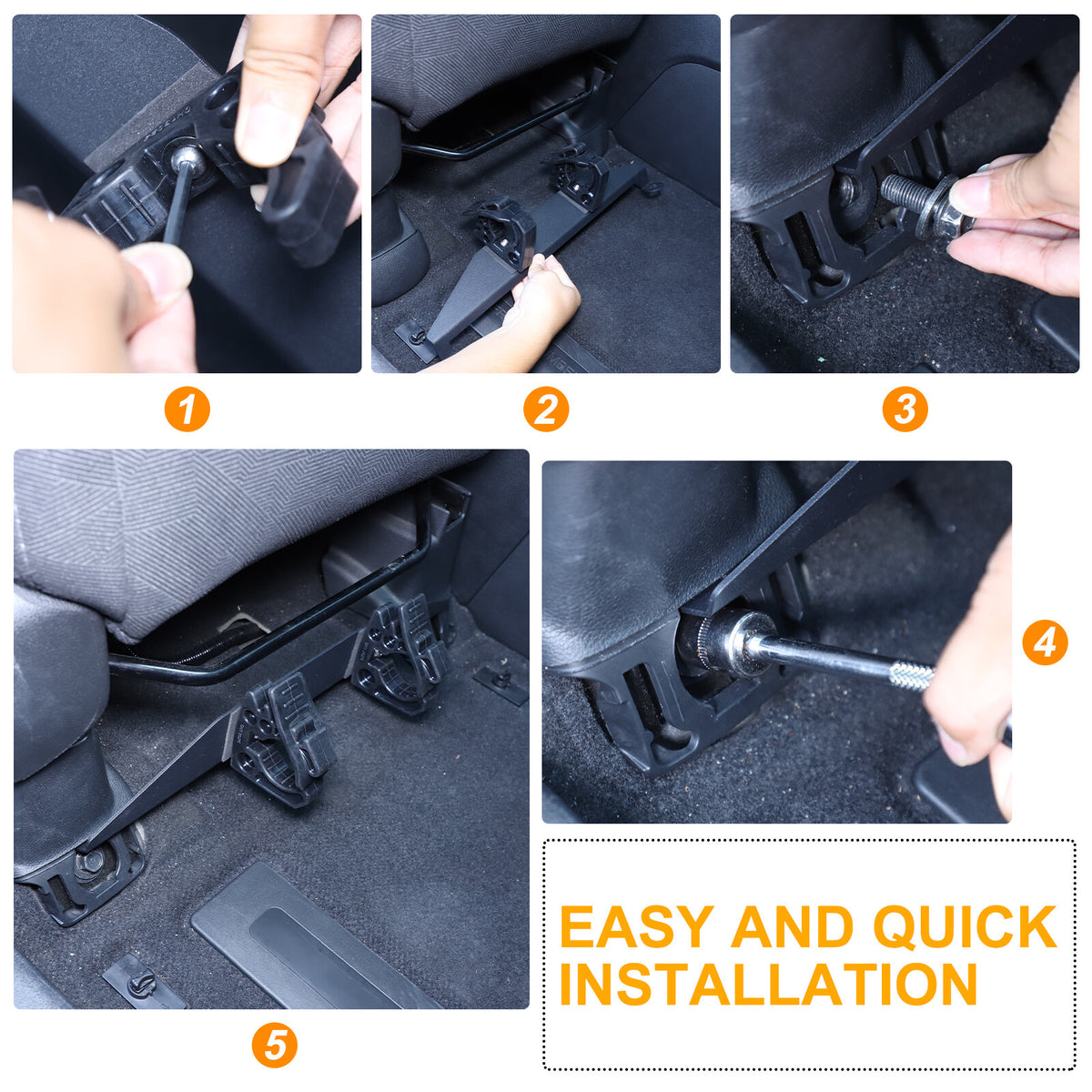 Under Seat Flashlight Holder Bracket Mount For Honda Pilot 2015-2022 21