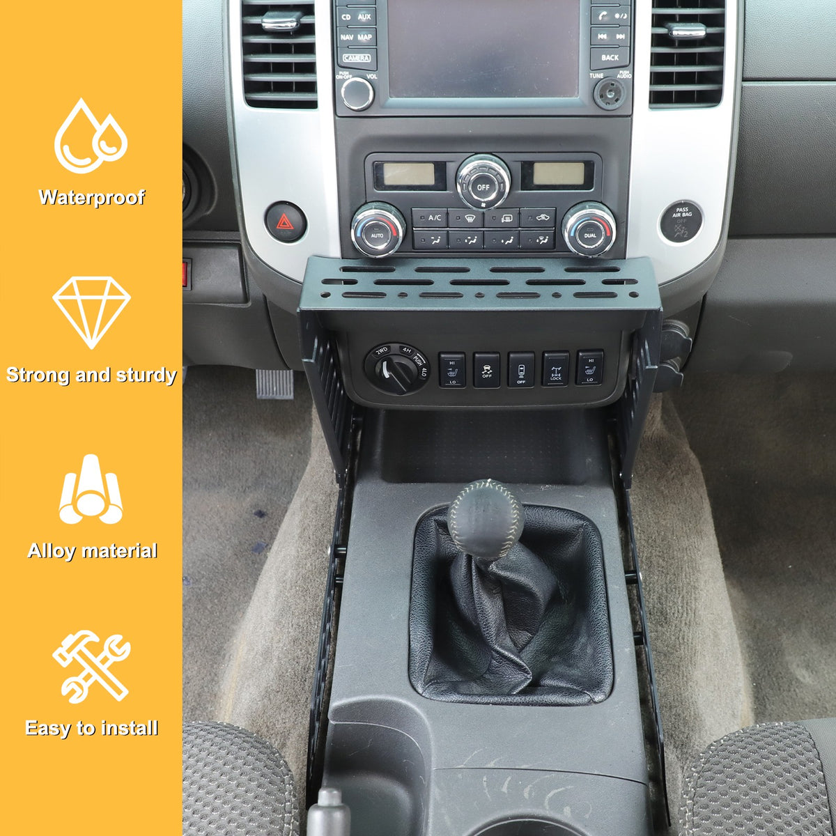 Center Console Multi-Function Expansion Platform For Nissan Frontier 2009-2017 23