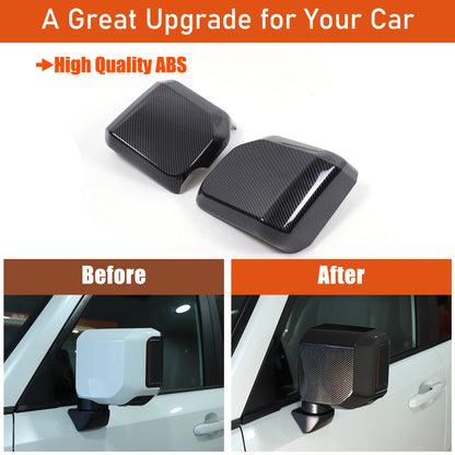 ABS Carbon Fiber Review Mirror Cover Trim For Lexus GX GX550 2024-2025 US 19