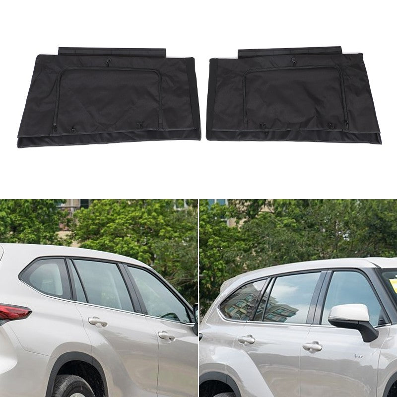 Rear Window Shade Cover Trim For Toyota Highlander XU50 2015-2021 17