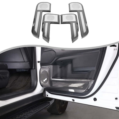ABS Carbon Fiber Door Anti‑Kick Panel Trim For Toyota Land Cruiser LC250 24+ US 4