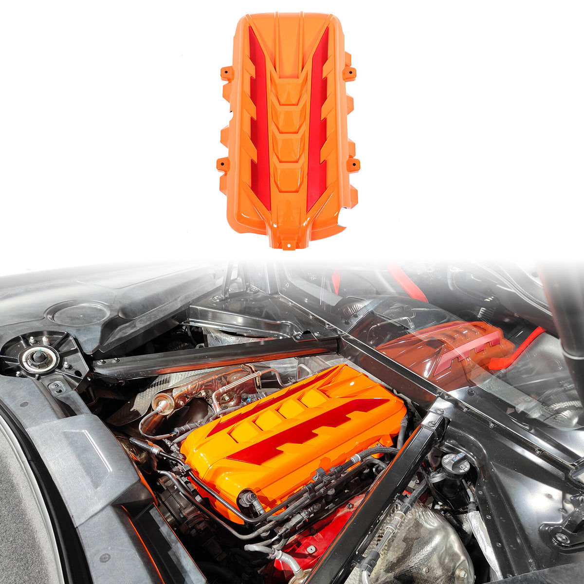 Replace Engine Hood Panel Trim Cover Cap For Corvette C8 Coupe 2020-26 - Variants 16-20 8