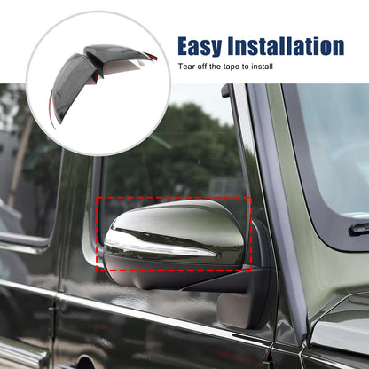 Honeycomb Real Carbon Fiber Rear View Mirror Cover Trim For Benz G500 G63 19-23 17