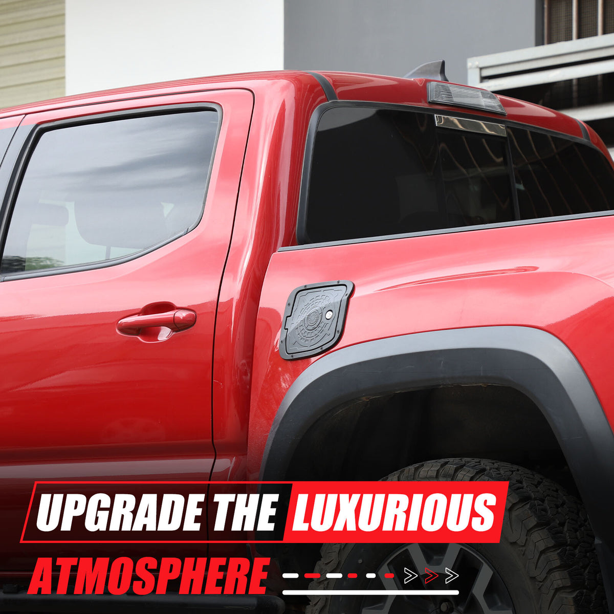 7 Styles Door Fuel Tank Cover W/ Lock Gas Cap Tank Trim For Toyota Tacoma 16-22 70
