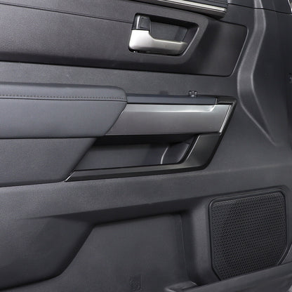 Matte Black ABS Interior Decoration Cover Trim Kit For Toyota Tundra 2022-26 US - Variants 21-25 28