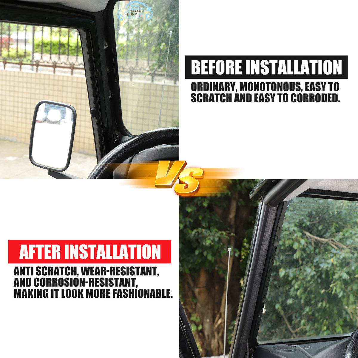 Black A-Pillar Phone Holder Stand Base Braket Part For LR Defender 2004-2018 24