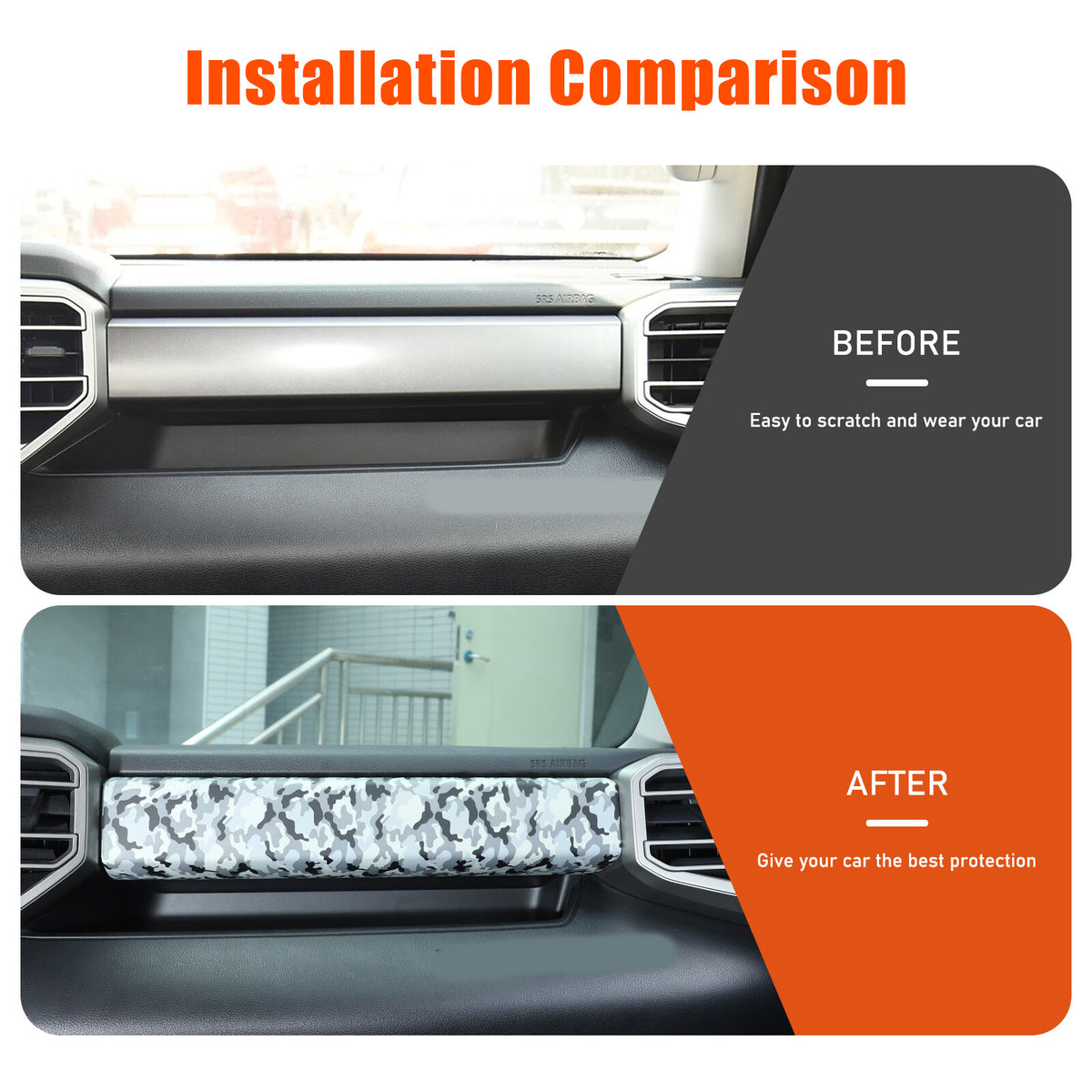 Camouflage ABS Center Dashboard Panel Trim For Toyota Tundra/Sequoia 2022+ US 24