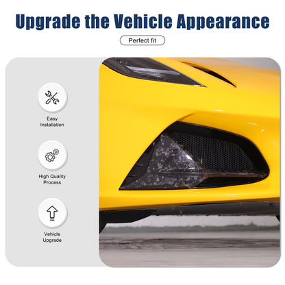 Forged Real Carbon Fiber Front bumper Grille camera Trim For Lotus EMIRA 2023-25 8