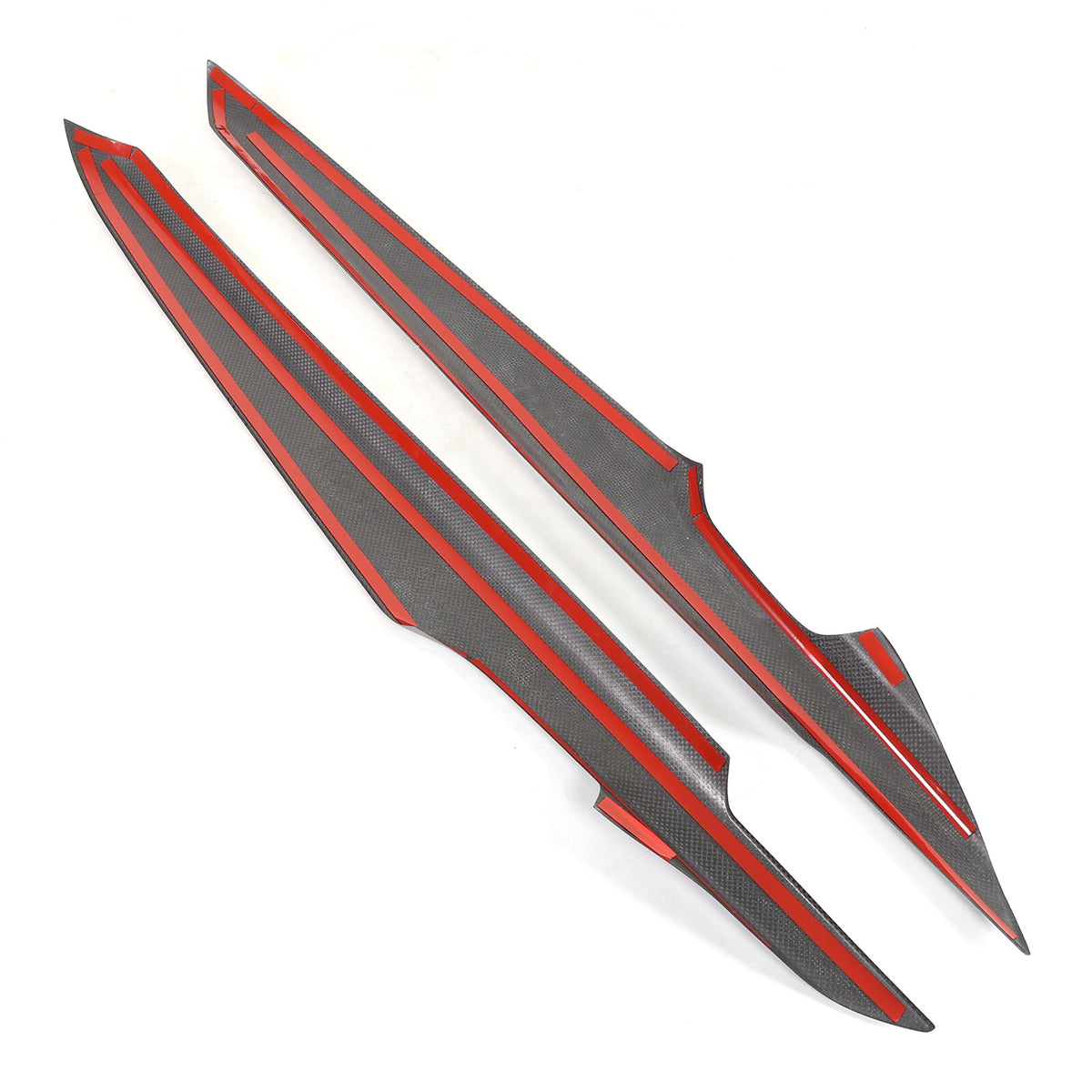 Real Honeycomb Carbon Fiber Interior Inner Door Panel Cover Trim for Corvette C8 6