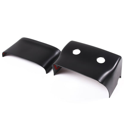 Matte Black ABS Steering Wheel Base Trim Cover For Jaguar F-TYPE 2013-2024 6