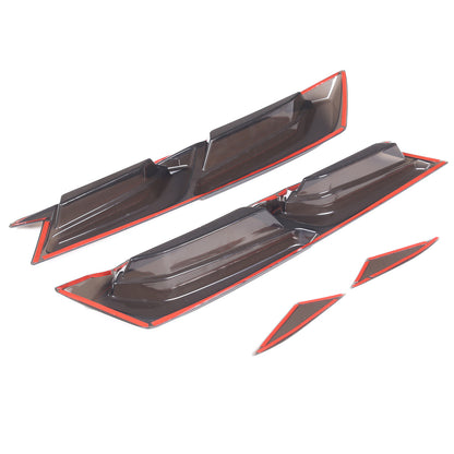 Rear Tail Light Blackouts Lens Taillight Smoked Trim Cover For C8 Corvette 20+ 13