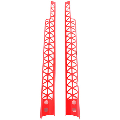 Hollowe Red Engine Bay Crossmember Panel Trim Cover For Corvette C8 Coupe 20+ US 15