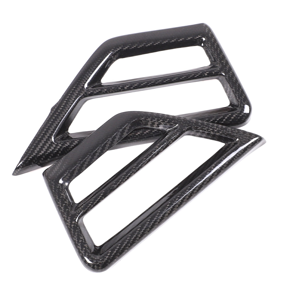 Real Carbon Fiber Side Air Vent Frame Trim For BMW 3 4 330i 430i G20 G21 25+ US 10