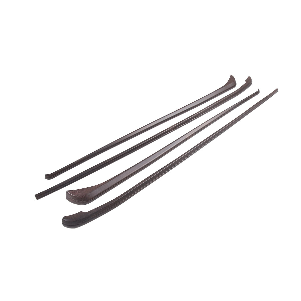 Wood Grain ABS Inner Upper Door Panel Trim For Toyota Tundra CrewMax Cab 2022+ 8