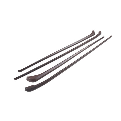 Wood Grain ABS Inner Upper Door Panel Trim For Toyota Tundra CrewMax Cab 2022+ 8