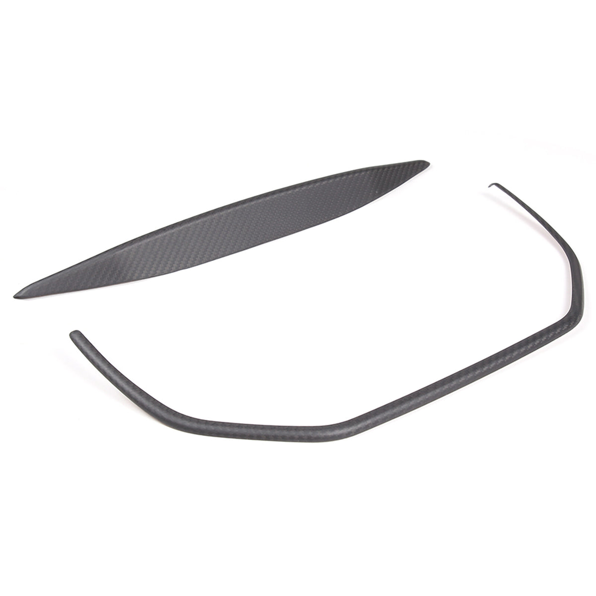 Matt Carbon fiber Center Console air outlet frame Trim For Maserati Ghibli 14-15 7