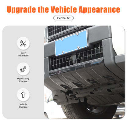 Glossy Black Front Bumper Guard Plate Trim For Land Cruiser LC250 2024-2025 US 7
