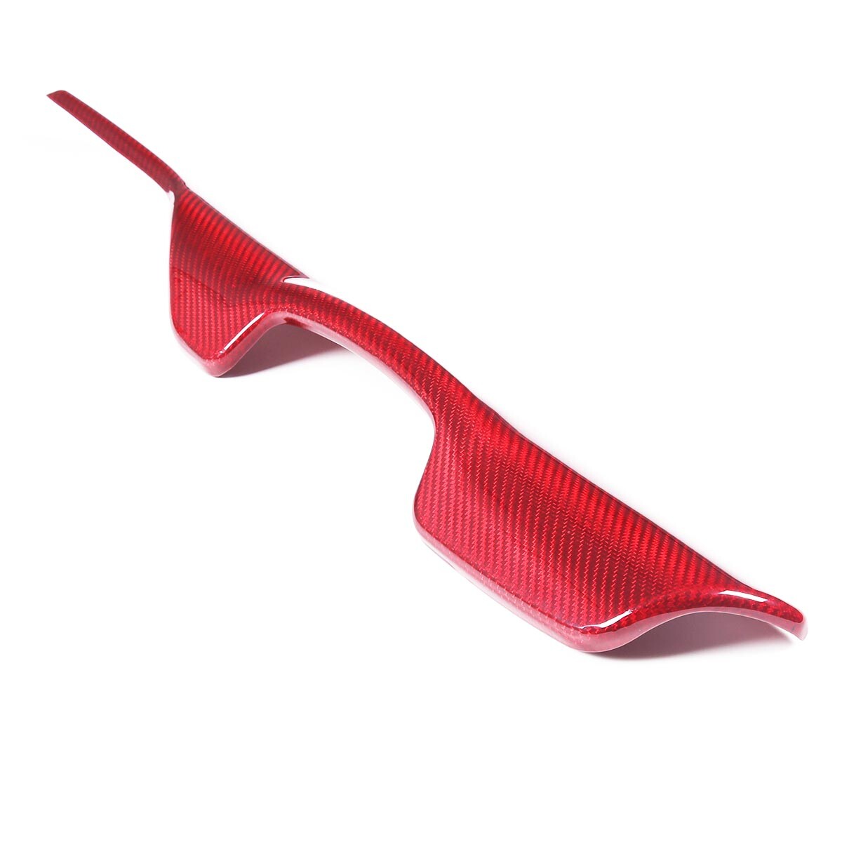 Red Carbon Fiber Console Gear Shift Side Trim Cover For Toyot-a Supra 2019-24 10