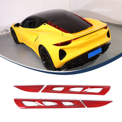 Red Real Carbon Fiber Interior Exterior Conosle Trim Cover For Lotus EMIRA 21-25 212
