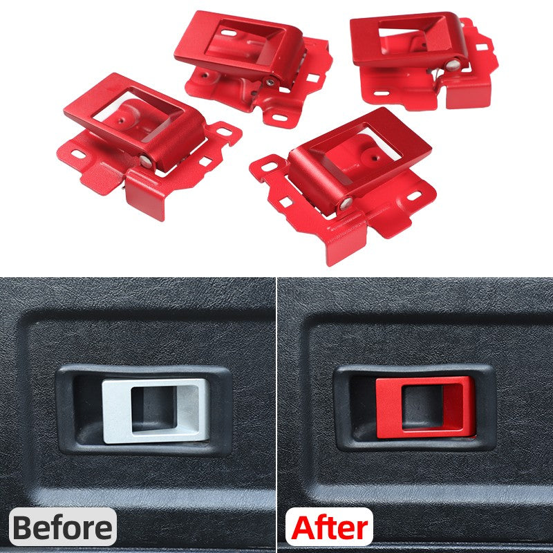Replacement Red Steel Interior Door Handle For LR Defender L316 2004-2018 1