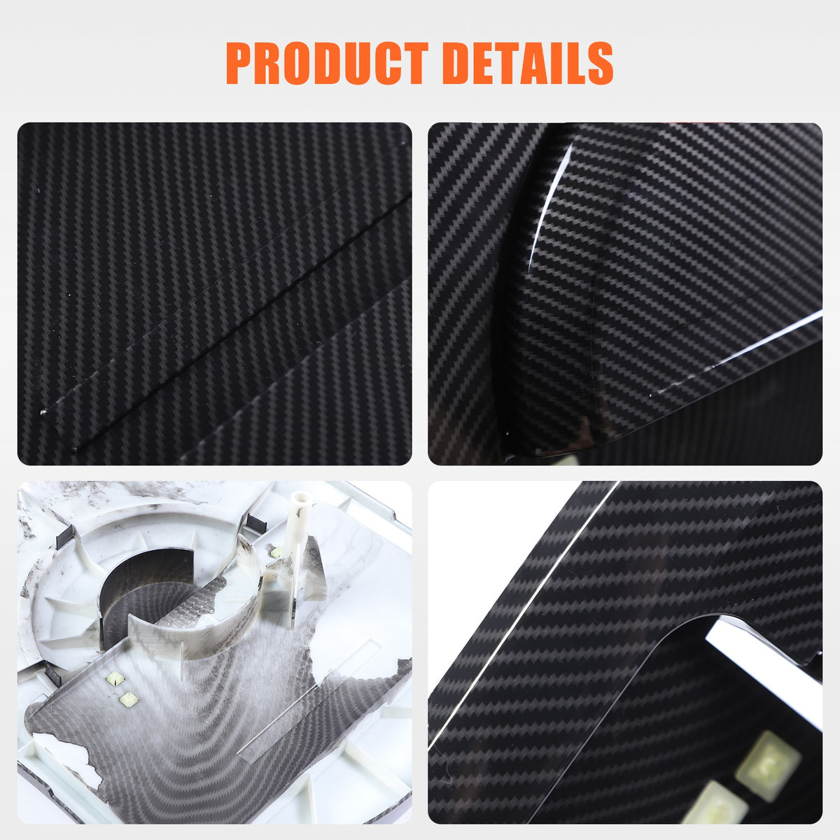 Carbon Spare Tire License Plate Base Cover For Hummer H2 2003-09 OE：25782333 US 14