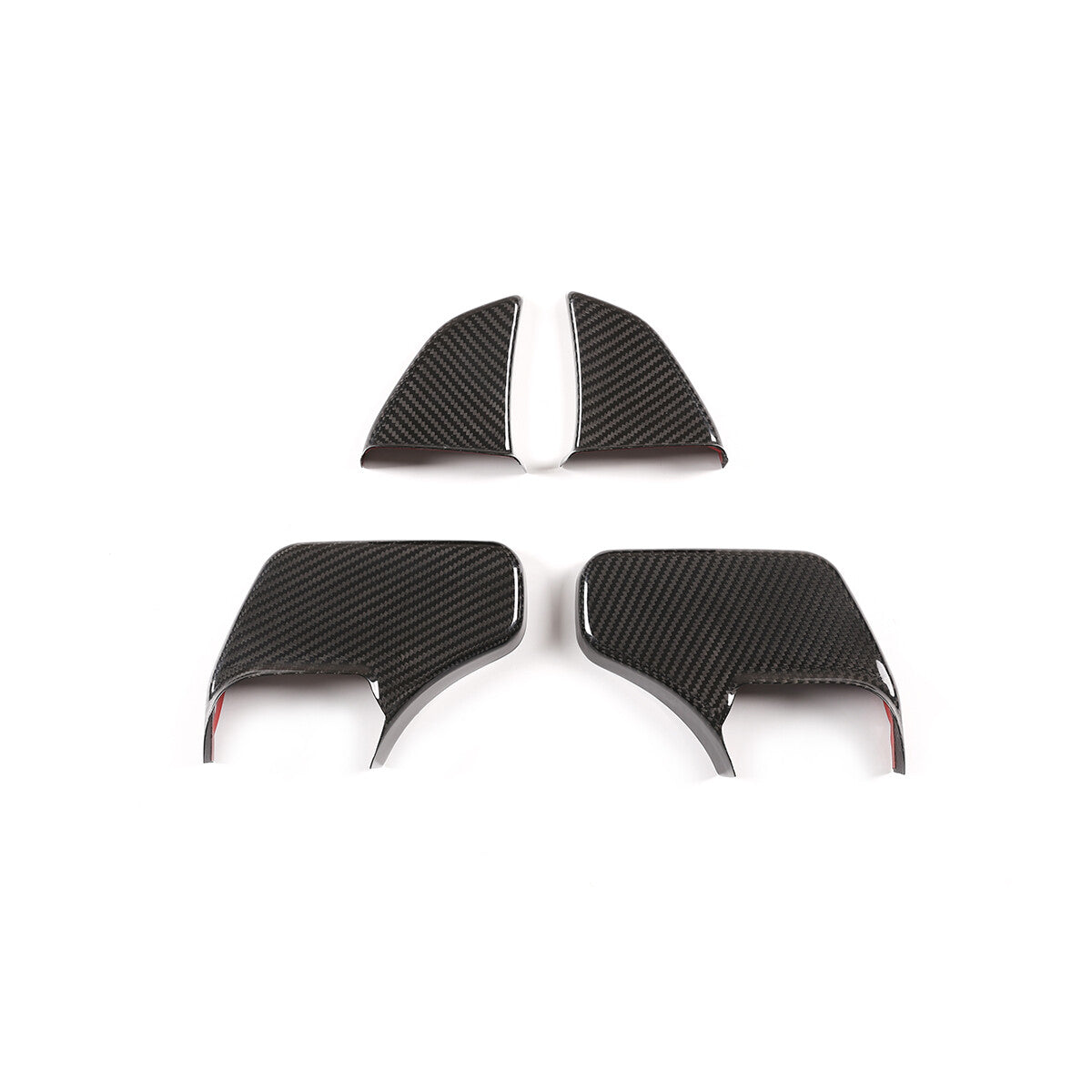 Carbon Fiber rearview mirror base cover trim decor For Benz G-Class W463 19-20 9
