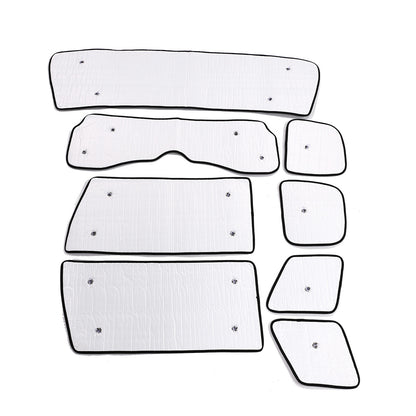 8pcs Full Window Sunshade UV Protection Visor For Toyota FJ Cruiser 2007-2021 11