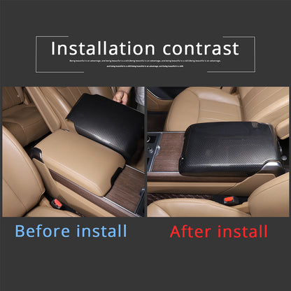 ABS Carbon Center Console Armrest Box Cover For Range Rover Sport/Vogue 23-24 6