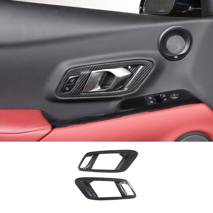 Real Carbon Fiber Full Interior Set Decor Trim Kit For Toyota Supra A90 MK5 19+ 212