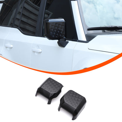 Glossy Black Rearview Mirror Trim For Toyota Land Cruiser Prado LC250 24+ US 15