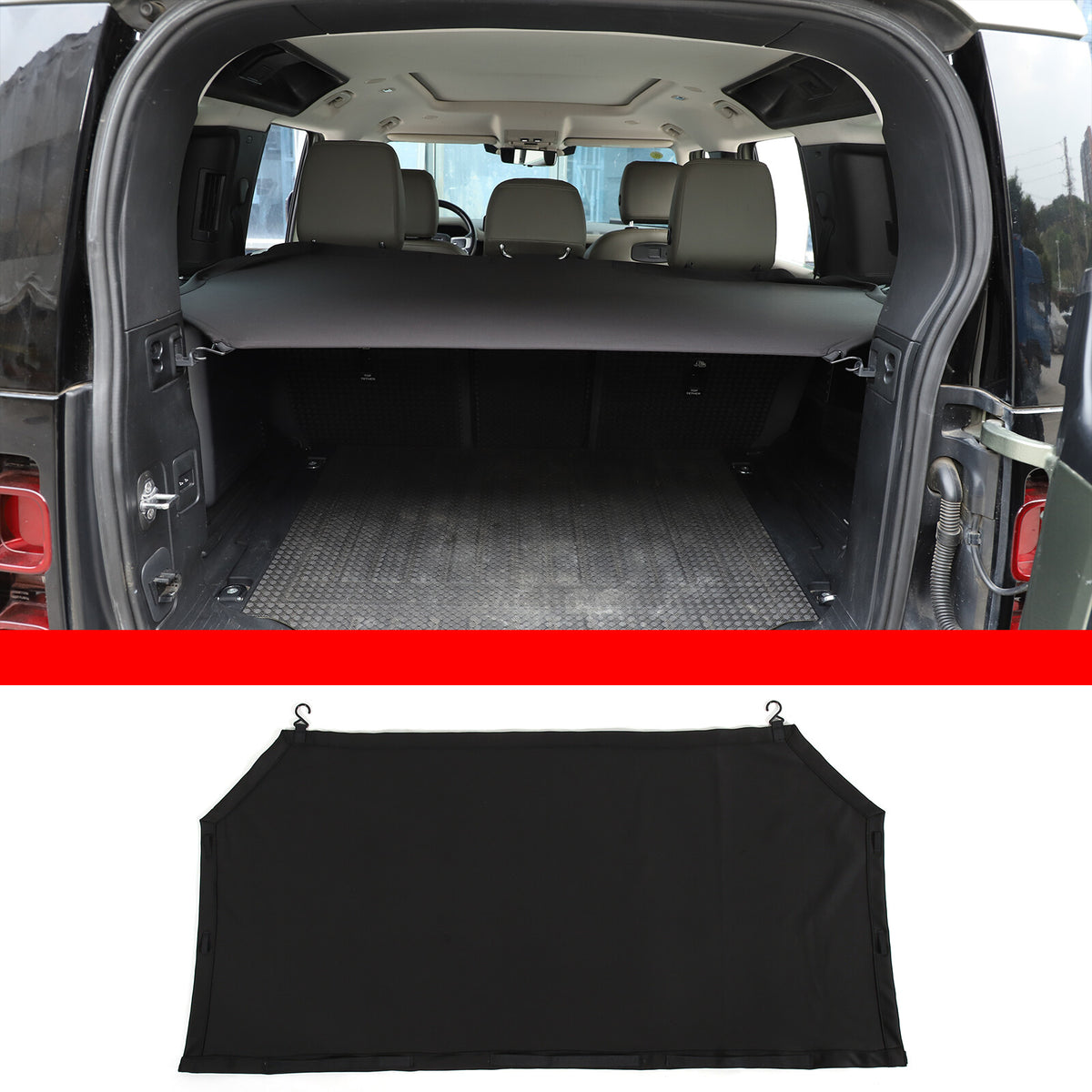 Rear Trunk Cargo Sunshade Mesh Net Insect Soft Top For Defender 110 2020-2024 US 15