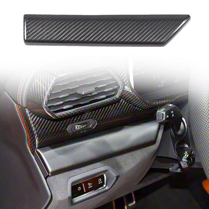 Real Carbon Fiber Half Wrap AC Switch Panel Trim For Lamborghini URUS 2018-2021 2