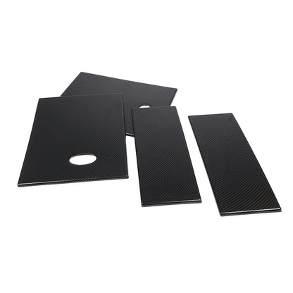 ABS Carbon fiber Rear Side Window Cover Panel Trim For LAND ROVER DEFENDER 20-24 13