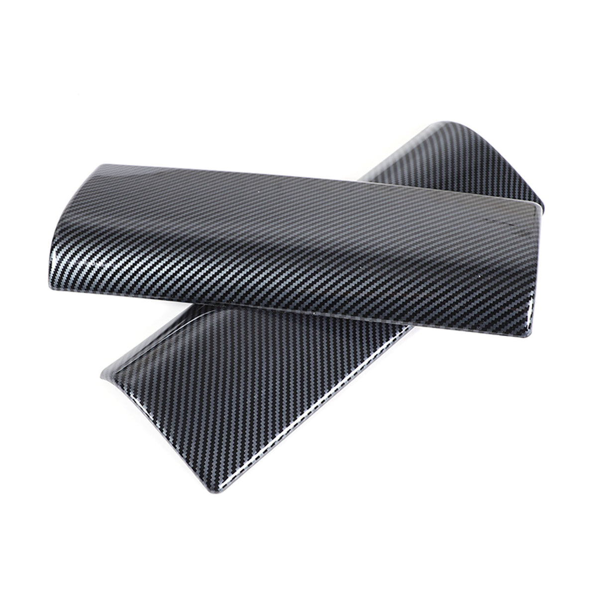 ABS Carbon Fiber Center Console Armrest Box Cover Trim For Benz e Class 2024 4