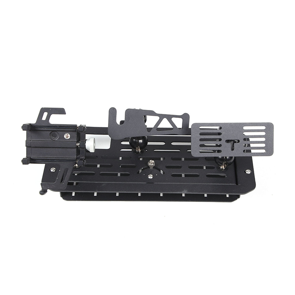 Dashboard mobile phone bracket Holder storage box Tray For Toyota Tundra 2022-26 10