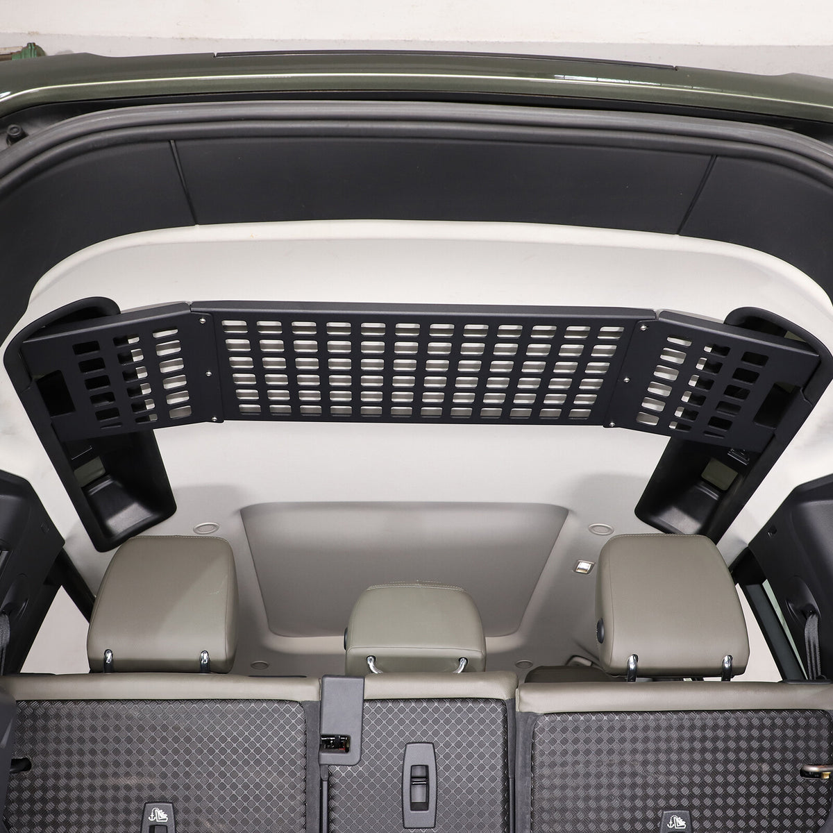 Front Roof Bag Storage Bracket Molle Panel Plate for Land Rover Defender 20-23 4