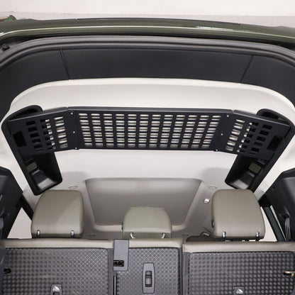 Front Roof Bag Storage Bracket Molle Panel Plate for Land Rover Defender 20-23 4
