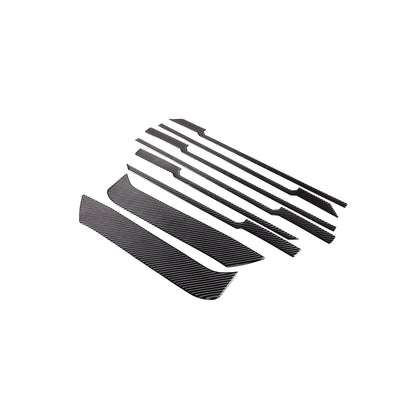Carbon Fiber Front Grill Grille Inserts Cover Trim For Toyota Tundra 2022-23 10