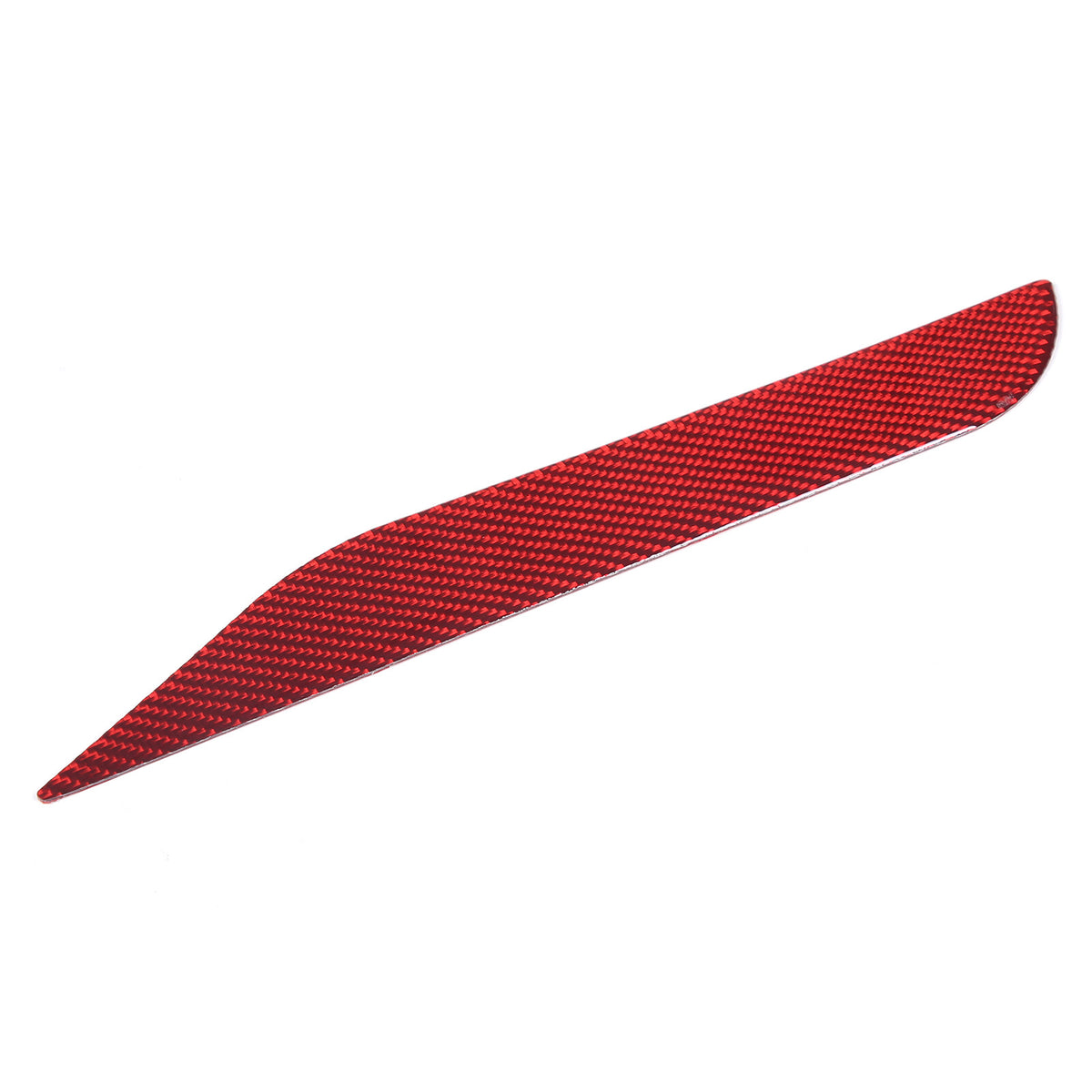 Red Soft Carbon Fiber Interior Decor Trim Kit Cover Set For Corvette C8 20-25 121