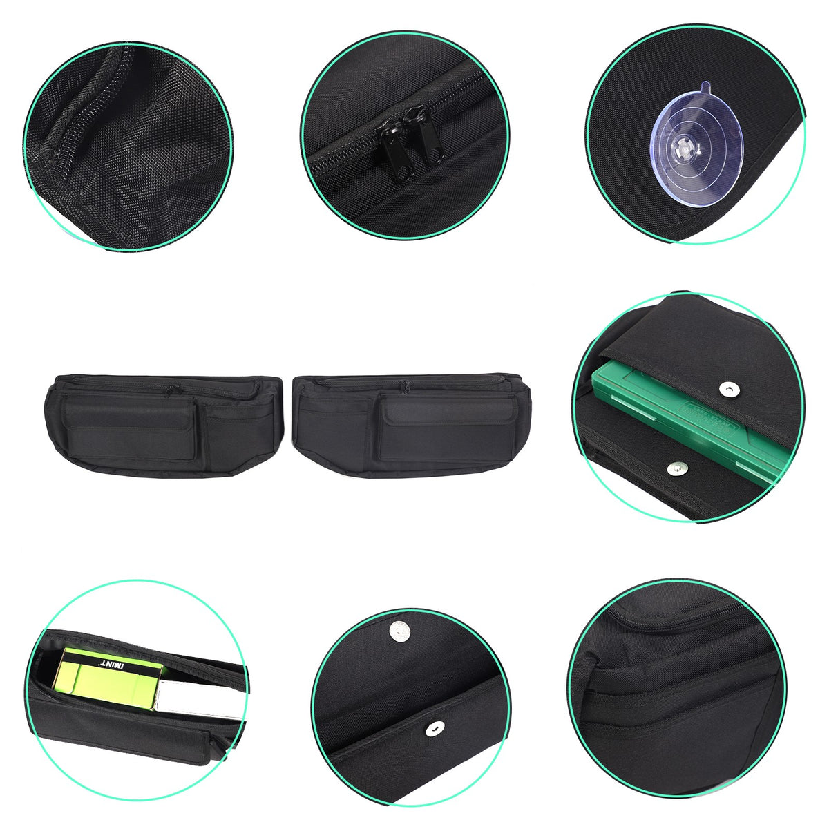 Rear Trunk Tailgate Window Storage Bag Tray For Toyota Prado J150 2010-2017 14