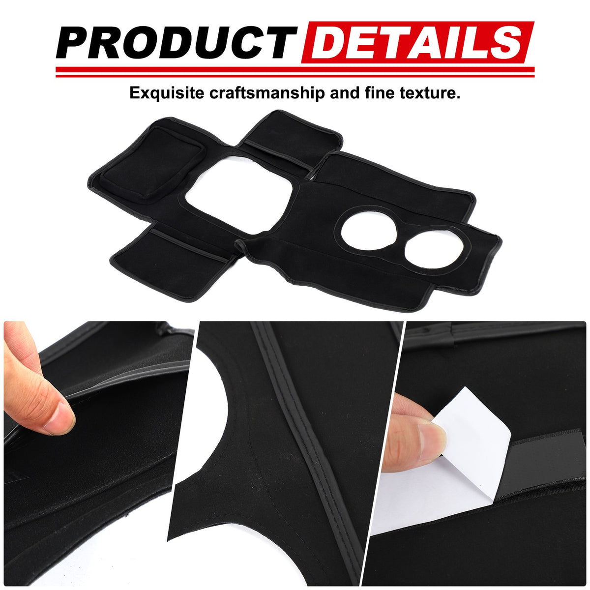 Suede Cloth Center Console Gear Shift Trim Cover For Nissan Frontier 2013-21 US 20