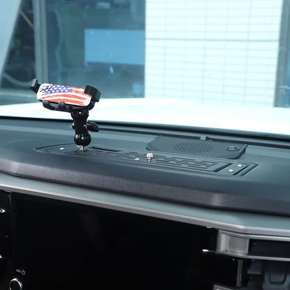 US Flag Dashboard mobile phone bracket storage box For Toyota Tundra 2022-26 10