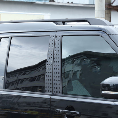 Black Alloy Window Center Pillar Trim Panel For Land Rover Discovery 3&4 04-16 3