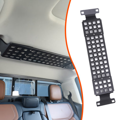 Aluminum Alloy Rear Roof Hanging Bag Rack Molle Panel For Ford Maverick 2022+ 10