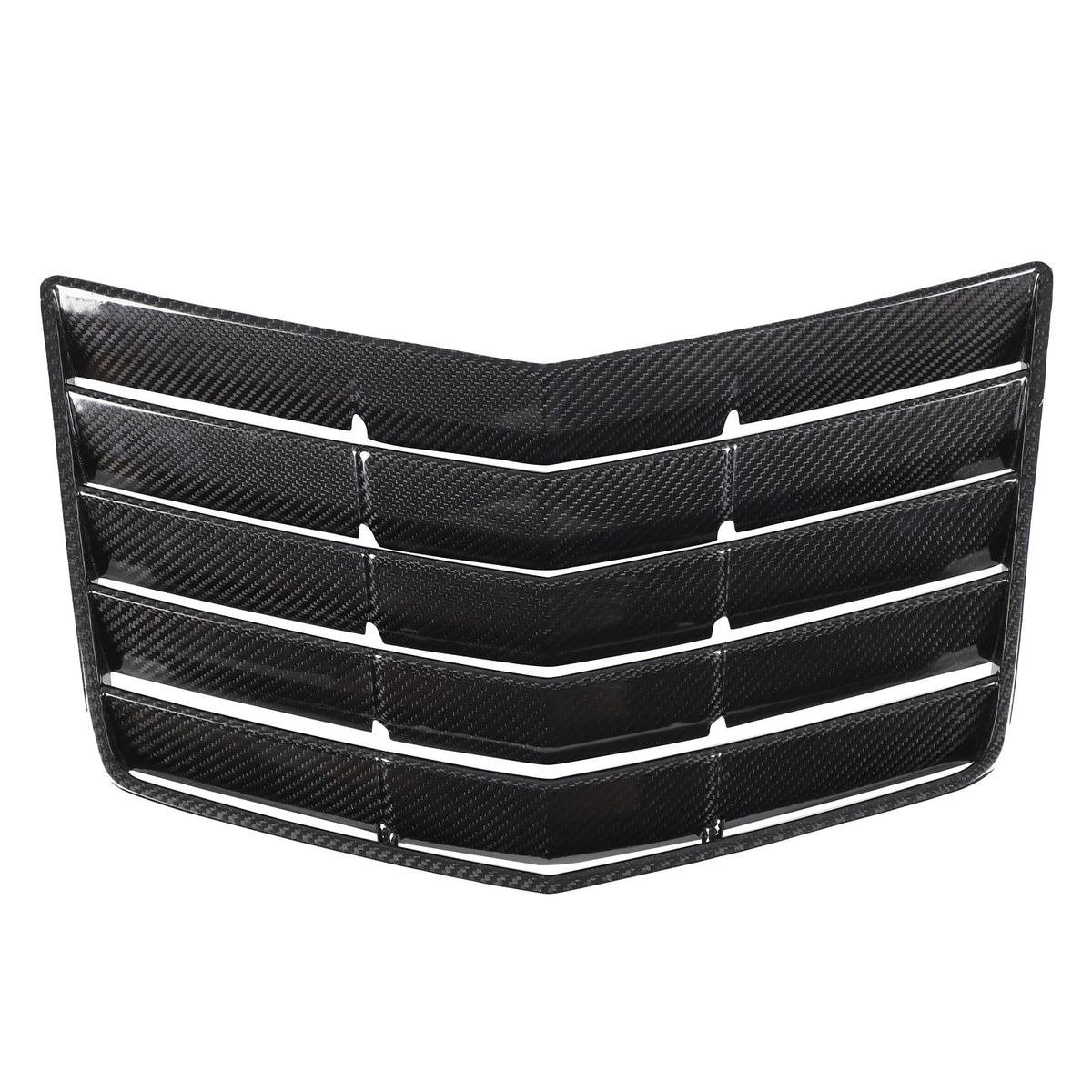 Real Carbon Fibe Front Bumper Hood Vent Louver Cover Kit For Corvette C7 2014-19 8